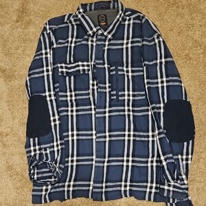 Wrangler ATG Gray and Blue Shirt